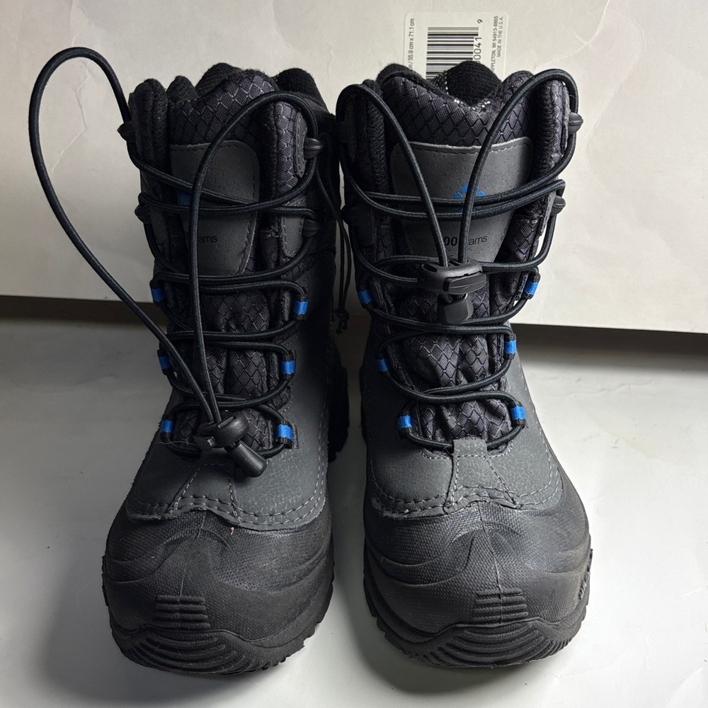 Columbia Black and Blue Toddler Snow Boots size 1